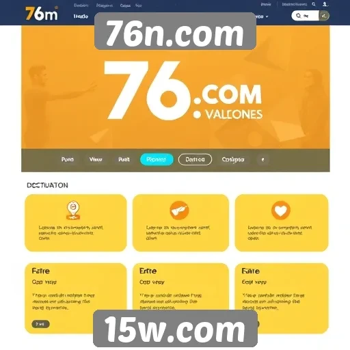 Recursos e funcionalidades do site 76n.com